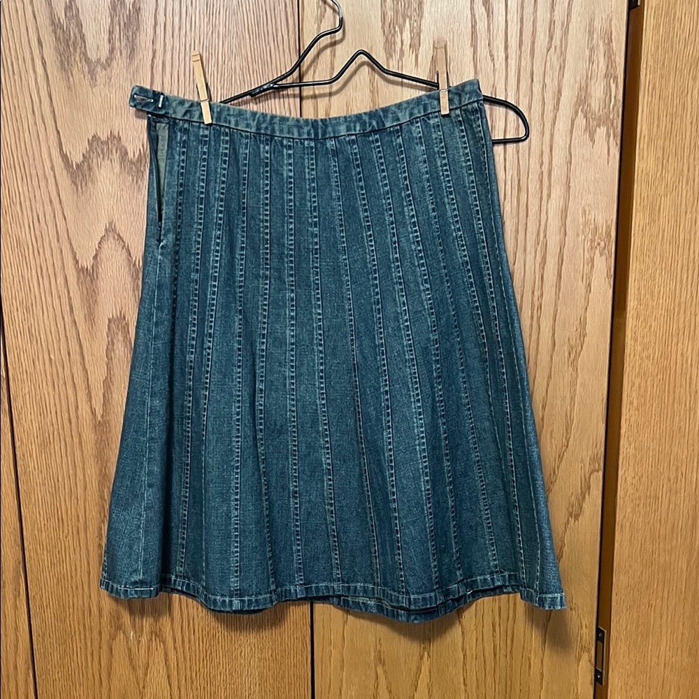 Denim A-Line Skirt